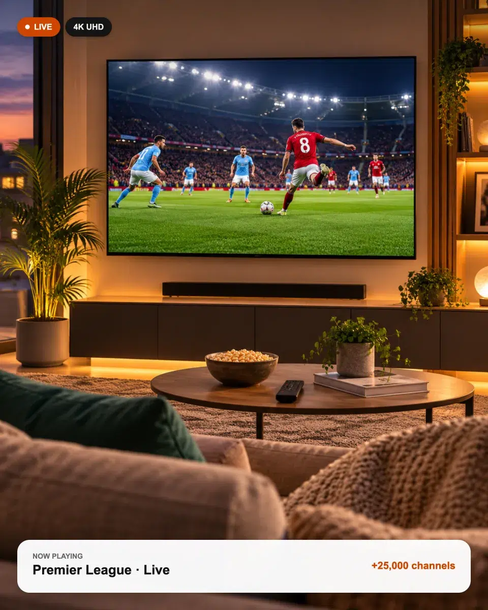 Best IPTV Ireland — Premier League live streaming in 4K